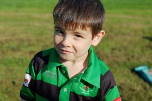 AEIOU alumnus Kobe 'debuts' as honorary Brisbane Bronco: The Blessington Family